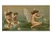 Victorian Water Fairies Stretched Canvas Poster Print, 24x32