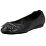 Chocolat Blu Women's Rita Casual Flat,Black,8.5 M US