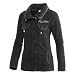 Maui Wowie Weiche Fleecejacke mit weiten, eingefasstem Kragen, Kordel verziert mit Perlen; mit Druckknopfleiste abgedeckter Front-RV; Manschetten mit Druckknopf; dezente Maui Wowie-Stickerei vorne; 100% Polyester.