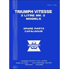 Triumph Vitesse 2-Litre Mk .2 Official Parts Catalogue: (Part No. 517786)