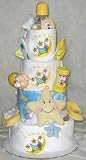 4 Tier A Star is Born Baby Diaper Cake