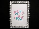 Review ZappoBZ CP2706-CRY / Pewter Picture Frame - Big Diamond Crystal Jewels (set of 2 pcs.)