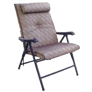 Prime Product's Brown Prime Plus Folding Chair