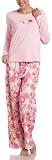 Cinema Etoile Women's 3-Piece Snowflakes Pajama Set