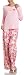 Apparel : Cinema Etoile Women's 3-Piece Snowflakes Pajama Set