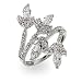 Eve's Addiction Emma's Marquise Flower Wrap Ring