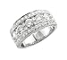 14k white Gold Diamond Anniversary Wedding Ring / Band Size 7 (HI, SI-I, 2.37 carat)