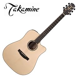 Takamine G Series EG363SC Dreadnought Acoustic Electric Guitar, Natural