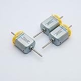 Dowonsol 3個 1.5-12V DC 二軸カーボンブラシ 130 モーター 協力磁力 12V 5400RPM 6V 3000RPM 玩具用モーター