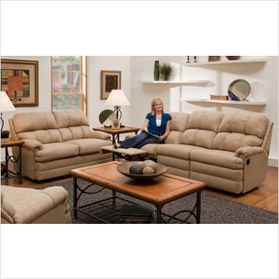 sofa set, Simmons Upholstery 50321 Stoneham Reclining Sofa and Loveseat Set