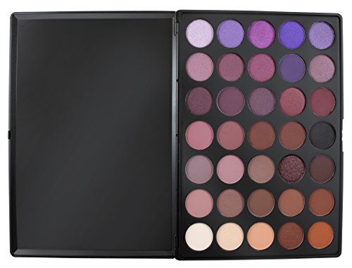 Morphe pro 35 color eyeshadow makeup palette - plum pal…