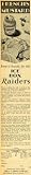 1929 Ad Ice Box Raiders R.T. French's Mustard Condiment - Original Print Ad