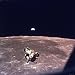 Apollo 11 Lunar Module Ascent Stage From Command Service Module During Lunar Orbit Photographic Poster Print