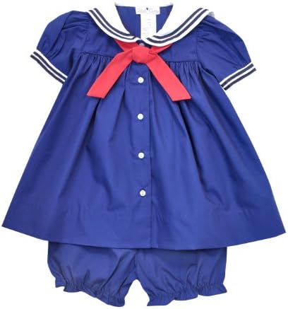 Petit Ami Navy Sailor Dress (3 Months)