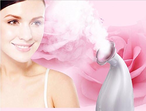 Nano Ionic Nanocare Facial Steamer /Ultrasonic Freestanding Handheld Steam Inhaler / Steam Vaporizer / Personal Steam Inhaler for Use /Essential Oils and Aromatherapy - White