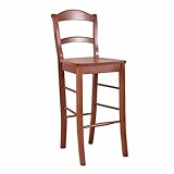 Carolina Cottage 30-Inch Verona Barstool, Walnut