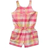 Osh Kosh Girls 2T-4T Plaid Romper