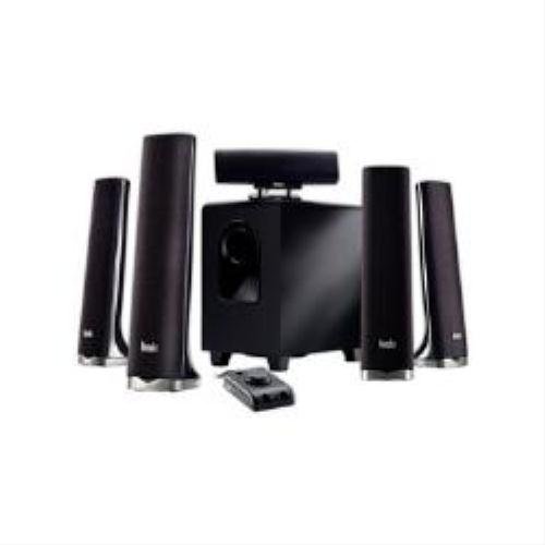 Hercules XPS 5.1 70 Slim - 5.1-channel PC multimedia speaker system - 70 Watt (Total)