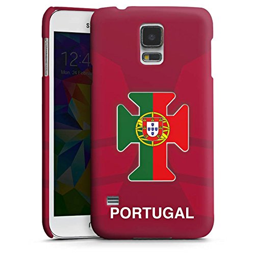 Samsung Galaxy S5 Hülle Case Schutz Cover Portugal EM Trikot Fußball Europameisterschaft