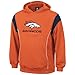 Reebok Denver Broncos Youth Orange Clutch Hoody Sweatshirt