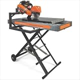 Super Tilematic TS 250 XL3 Electric Tile Saw with Galvanized Steel Pan