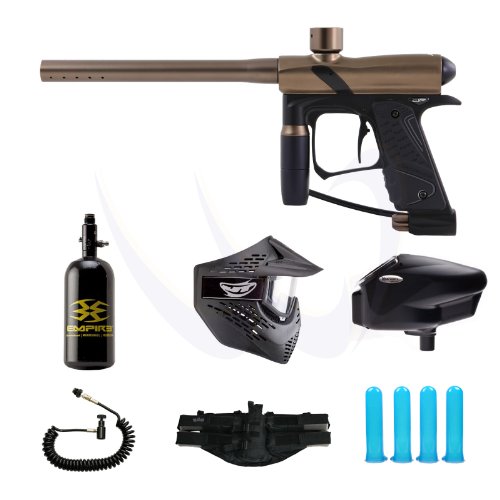 WaveToGo Dangerous Power E1 Paintball Marker Brown Remote Halo Too N2