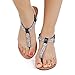 Twisted Women's RILEY Rhinestone Emebellished Wedge Sandal