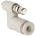 SMC AS Air Flow Control Valve, PBT & Nickel Plated Brass, Universal, Metric Thread Male X Push-to-Connect Fitting