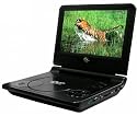 Elta 8934 B Tragbarer DVD Player (22,9 cm (9 Zoll) LCD/TFT-Display, DVB-Tuner, Analog TV-Tuner, SD-Kartenslot, USB 2.0) schwarz
