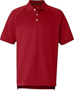 adidas - Golf ClimaLite Tour Pique Short Sleeve Polo - A108-Power Red/Black-L