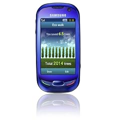 Samsung Blue Earth S7550 Handy (3,2MP Kamera, �kologische Highlights) ocean-blue
