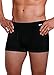 Jockey Men's Underwear Travel Microfiber Trunk, Black, L