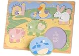 Learn With Me Animals Wooden Puzzle 12 x 8.5 inch