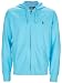 Polo Ralph Lauren Classic Lightweight Full-Zip Mesh Hoodie (Medium, Bright Teal)