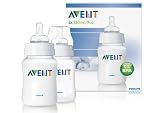 from Philips Avent Philips AVENT SCF683/27 Classic Feeding Bottles (Slow Flow, 260 ml, 2-Pack) (Model SCF683/27)