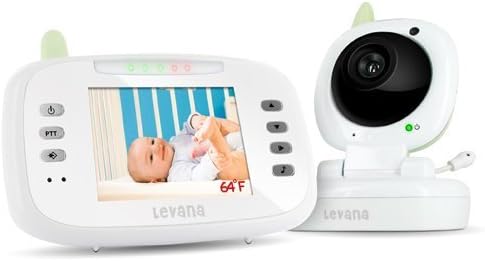 Levana LV-TW502 Safe N' See Advanced 3.5-Inch Digital Video Wireless Baby Monitor with Talk to Baby Intercom and Remote Controlled Lullabies (Discontinued by Manufacturer) by SVAT Electronics