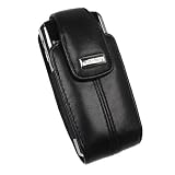 OEM BlackBerry 8100 8100c Black Lambskin leather case (HDW15994001)
