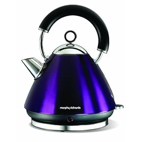 Morphy Richards Accents 43769 Pyramid Kettle, Plum