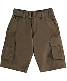 LR Scoop "Modern Fit" Belted Cargo Shorts (Sizes 8 - 18)