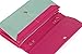 Leiwo Women's Multifunction Long Card Holder Purse Wallet With Shoulder Straps
