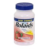 Rolaids Antacid Tablets Ex. Strength. Cool Strawberry 100 Count