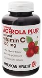 American Health Products - Acerola Plus Berry, 300 mg, 180 chewable tablets