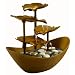 HoMedics WFL-GDN Envirascape Garden Leaves Illuminated Fountain, Copper