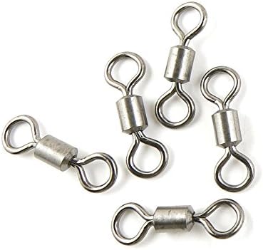 10 Pcs Fishing Swivel Sea Terminal Tackle Clip Connector Solid Coastlock Bulk Lots 04870 Rolling Test 160kg