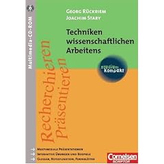 studium kompakt - P�dagogik: Techniken wissenschaftlichen Arbeitens: Ratgeber f�r das Studium. CD-ROM
