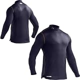 Men's ColdGear® Fitted Mock Tops by Under Armour