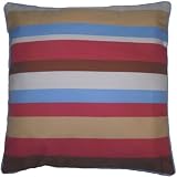 Candy Pink Blue Multi Stripe Cushion Cover Only, 45 x 45cm