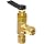 Ham-Let H1200 Series  Brass Toggle Valve, Angle, 1/4" Let-Lok Fitting