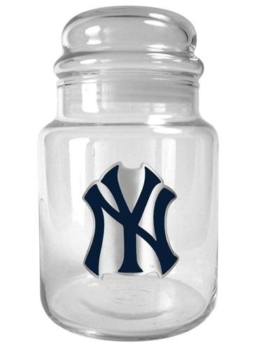 MLB New York Yankees 31-Ounce Glass Candy Jar - Primary Logo