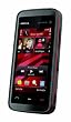 Nokia 5530 XpressMusic Smartphone (WLAN, Touchscreen, 3D-Surround-Sound, Kamera mit 3,2 MP) black red